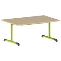 Table Bandana 120 x 80 cm fixe dégagement latéral stratifié Mobidecor - Image 6