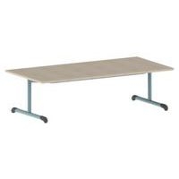 Table Bandana 160 x 80 cm fixe dégagement latéral stratifié Mobidecor - Image 3