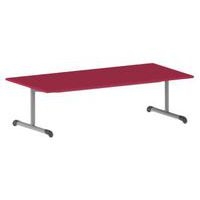 Table Bandana 160 x 80 cm fixe dégagement latéral stratifié Mobidecor - Image 6