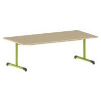 Table Bandana 160 x 80 cm fixe dégagement latéral stratifié Mobidecor - Image 7