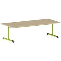 Table Bandana 180 x 80 cm fixe dégagement latéral stratifié Mobidecor - Image 8