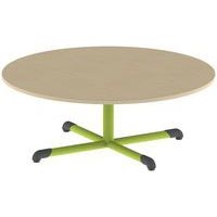 Table Bandana ronde Ø 120 cm fixe dégagement latéral stratifié - Image 8