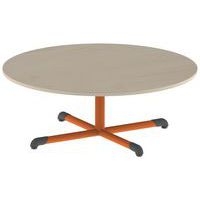 Table Bandana ronde Ø 120 cm fixe dégagement latéral stratifié - Image 2