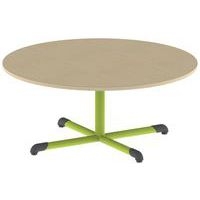 Table Bandana ronde Ø 120 cm fixe dégagement latéral stratifié - Image 3