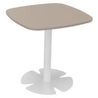 Table Host 60 x 60 x h 60 cm plt Argile pied tulipe Blanc - Image principale
