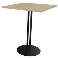 Table Roxane piètement 2 tubes 60x60 cm - Image 9