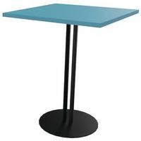 Table Roxane piètement 2 tubes 60x60 cm - Image 6