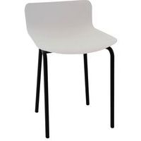 Tabouret bas Popp coque polycarbonate/piètement acier - Image 8