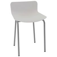 Tabouret bas Popp coque polycarbonate/piètement acier - Image 4
