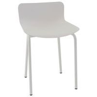 Tabouret bas Popp coque polycarbonate/piètement acier - Image 5