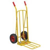 Diable acier bavette mixte - Roues increvables - Force 250 kg - Image principale