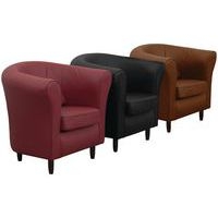 Fauteuil accueil Marta enduit PVC MMP - Image 3