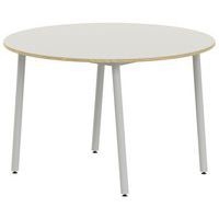 Table 4 pieds inclinés ronde Ø 120 cm stratifié ABS - Image principale