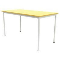 Table 4 pieds droits 80 x 80 cm stratifié ABS - Image 4