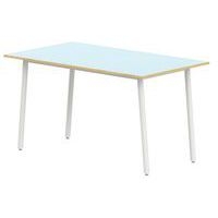 Table 4 pieds inclinés 80 x 80 cm stratifié ABS - Image 3