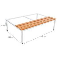 Socle-banc vestiaire 1 à 4 colonnes - Manutan Expert - Image 7