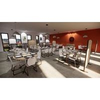 Table Sara rectangulaire 180 x 80 cm fixe dégagement latéral stratifié - Image 9