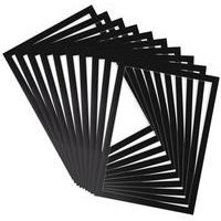 Lot de 10 Cadre d'affichage Magneto PRO Memo noir - Image principale
