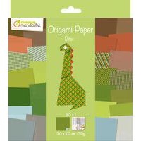 Papier Origami, Dino, 20 x 20 cm, 60F, 70g (6+) - Image principale