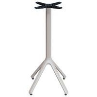 Pied de table Nemo fixe hauteur 109 cm - peint taupe - Image principale