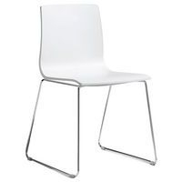 Chaises Alice piètement luge chromé ou peint lot de 2 S-CAB - Image principale