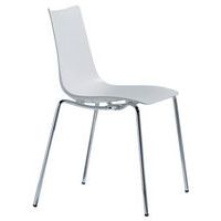 Chaises Zebra 4 pieds peints ou chromé lot de 4 S-CAB - Image 4