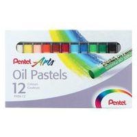 Boîte 12 pastels huile Pentel diam: 8 mm - Image principale