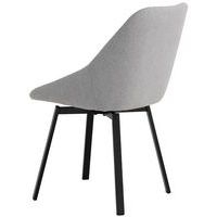 Lot de 2 chaises Amélie gris clair - Image 3