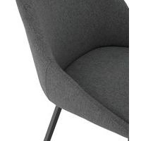 Lot de 2 chaises Amélie gris foncé - Image 3