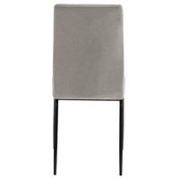 Lot de 4 chaises Yvette gris clair - Image 2