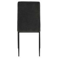 Lot de 4 chaises Yvette gris foncé - Image 2