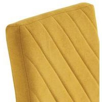 Lot de 4 chaises Yvette moutarde - Image 3