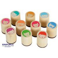 Tampons émotions x10 diam 2.5cm H3.5cm - Image principale