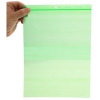 Sachet zip recyclé - Vert 100µm - 280x220mm - Manutan Expert - Image 3