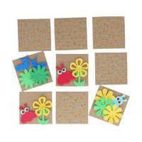 Seau 830 formes en mousse EVA fleurs de 30 à 45mm assorties - Image 2