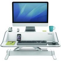 Plateforme de travail assis-debout Lotus - Blanc - Image 2