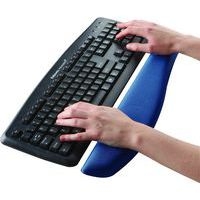 Repose-poignet ergonomique pour clavier Pluschtouch Bleu, - Image 5