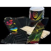 Lot de 12 bracelets à gratter + 12 bâtonnets - Image principale