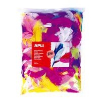 Sachet 400 plumes couleurs assorties - Image principale