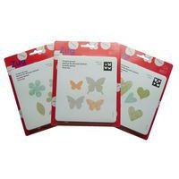 Assortiment 3 matrices de découpe Zug (fleur/papillon/coeur) - Image principale