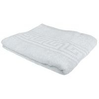 Lot 10 serviettes éponge Prima 100% coton 50 x 90 cm Blanc - Image principale