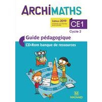 Archimaths CE1 Guide pédagogique + CD-Rom édition 2019 - Image principale