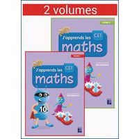 J'apprends les maths CE1 fichier de l'eleve en 2 volumes - Image principale