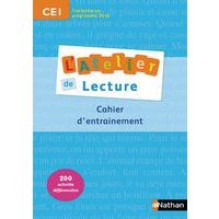 L'atelier de lecture - cahier d'entrainement - CE1 - Image principale