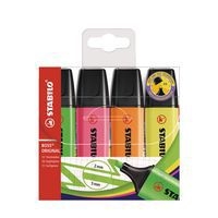 4 Surligneurs Stabilo Boss Original fluo - Image principale