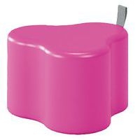 Pouf trèfle LudiKid H. 25 cm  rose 3333-Manutan Expert - Image principale