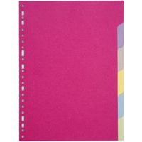 Intercalaire carte recyclée 170g A4 6 positions - Image principale