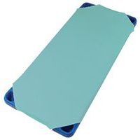 Lot 10 draps plat couchette éponge 55 x 130 cm Emeraude - Image principale