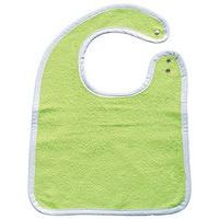 Lot 10 bavoirs fermeture pression éponge 400 g/m² 35 x 50 cm Anis - Image principale