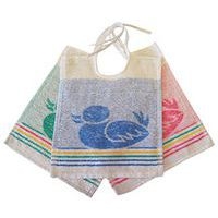 Lot 12 bavoirs lacette "Canetons" 24 x 27 cm - Image principale